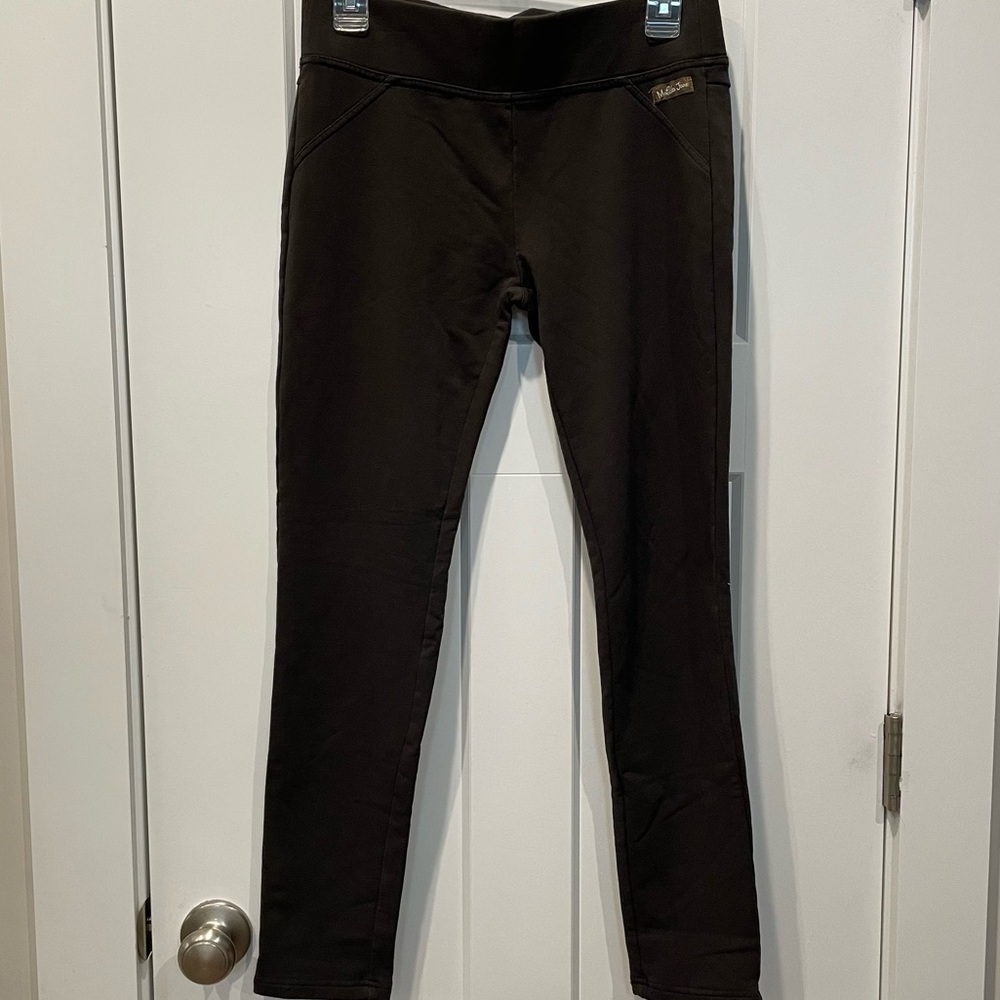 Matilda Jane Lovely Leaves Sandy Leggings Pants S Brown
